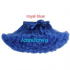 Adult /infant/girl/baby/toddler/kid Tutu Fluffy Party Skirt Soft Princess Ballet Pettiskirt Women's Dancewear royal blue